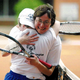 Two tennis players accused of hug use.